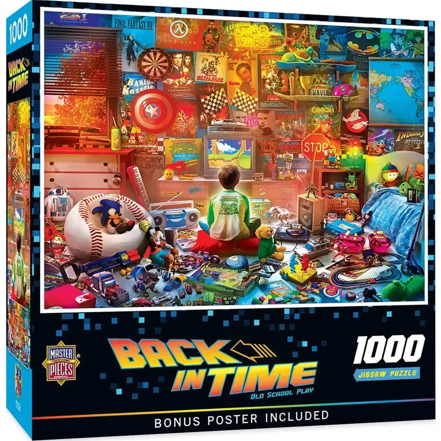 Old School Play Back in Time 1000 Piece Jigsaw Puzzle MasterPieces