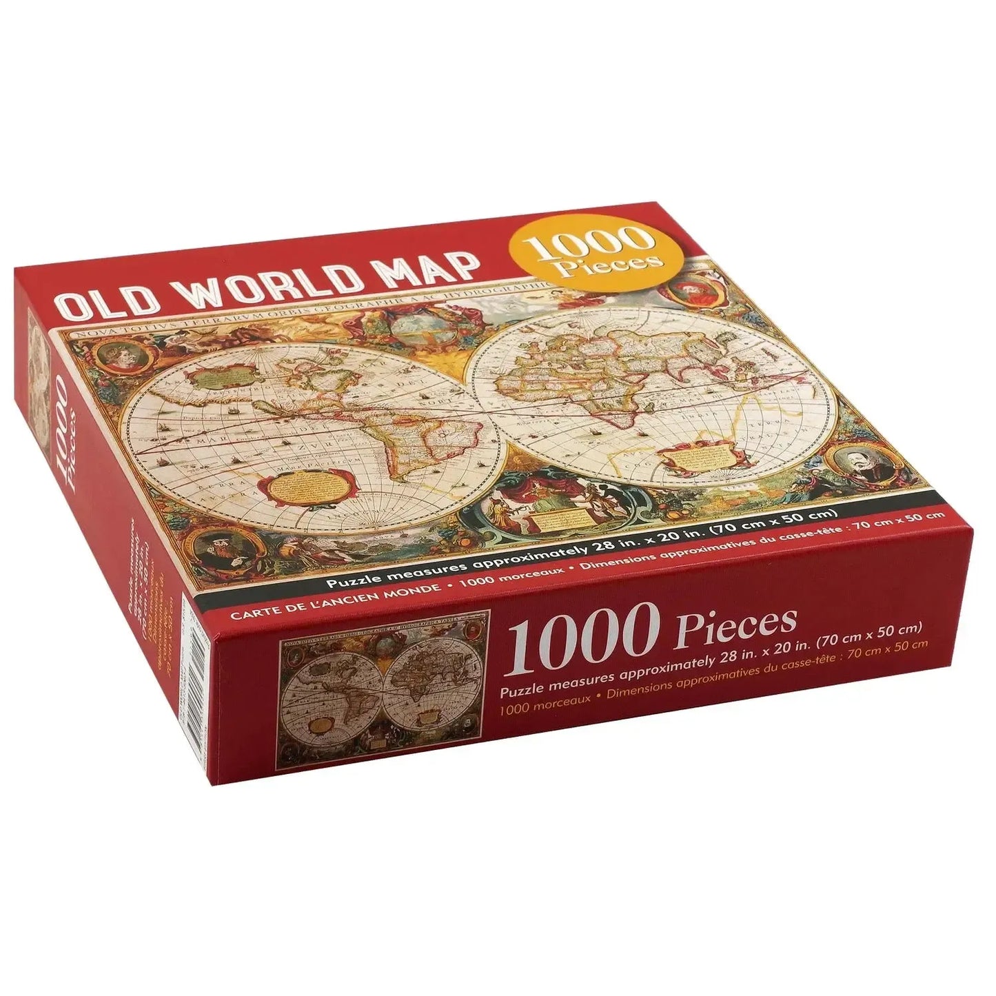Old World Map 1000 Piece Jigsaw Puzzle Peter Pauper