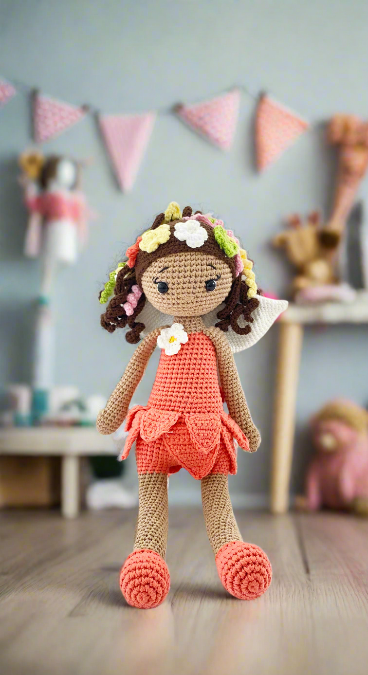 A Orange Fairy Doll