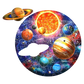 Outer Space 58 Piece Giant Floor Round Jigsaw Puzzles Eurographics