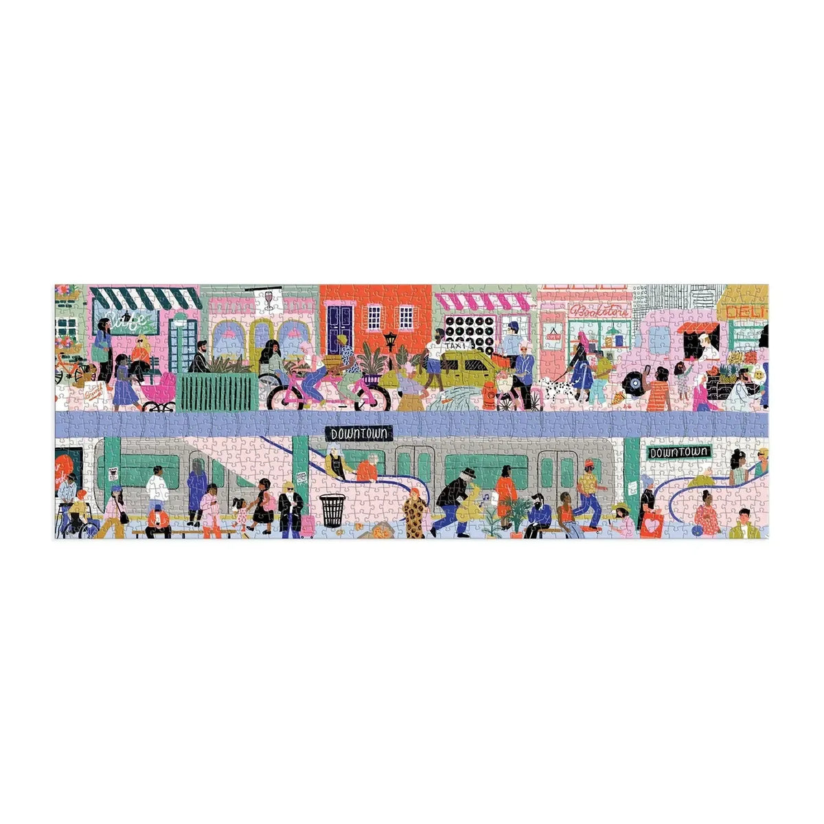 Over & Under 1000 Piece Panoramic Jigsaw Puzzle Galison