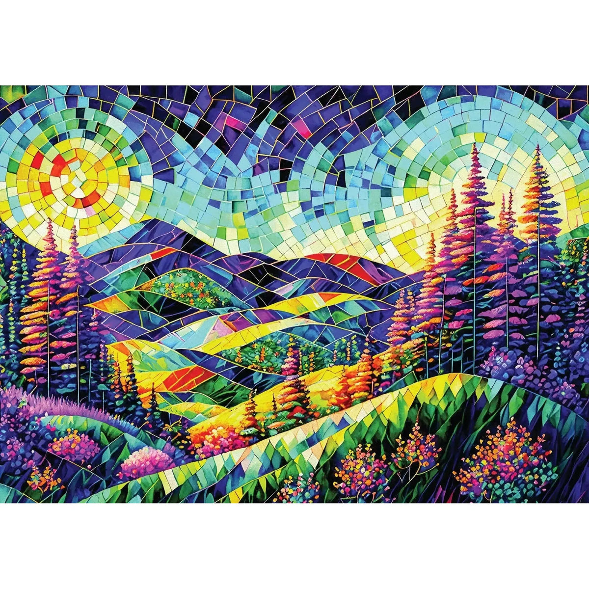 Over the Hills to Dreamland 1000 Piece Jigsaw Puzzle Enjoy