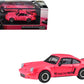 1974 Porsche 911 Carrera RSR 3.0 Fuchsia with Black Stripes 1/64 Diecast Model Car by Paragon Models