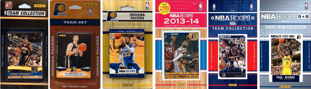 NBA Indiana Pacers 6 Different Licensed Trading Card Team Sets