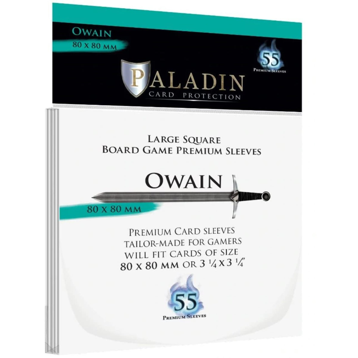 Paladin Board Game Sleeves: Owain (Large Square)