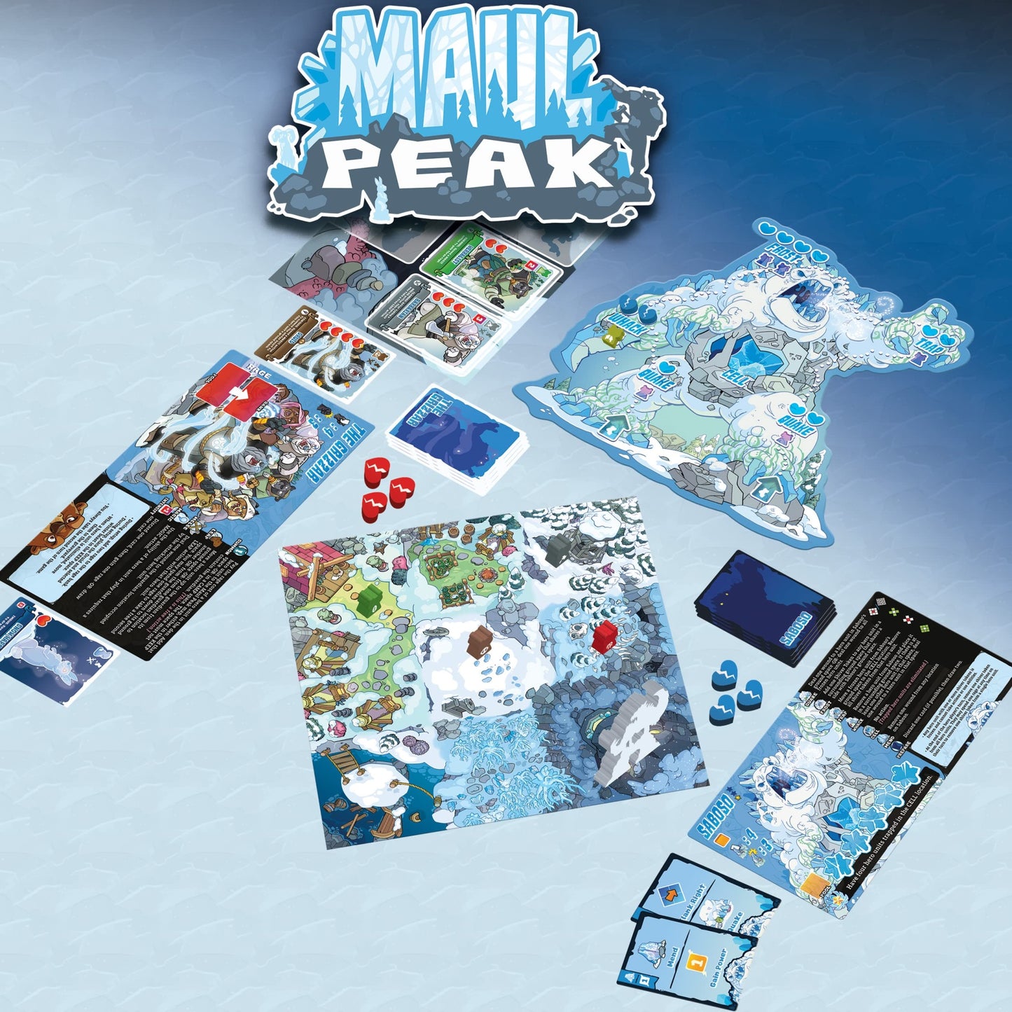 Pencil First Games Maul Peak Board Game – An Asymmetric Tactics Game Of Giant Guardians And Fierce Bears By Pencil First Games For 2 Players