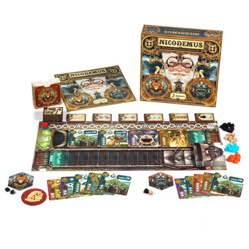 Bombyx Nicodemus - Resource Management Strategy Board Game,, Ages 14+, 2 Players, 45 Min