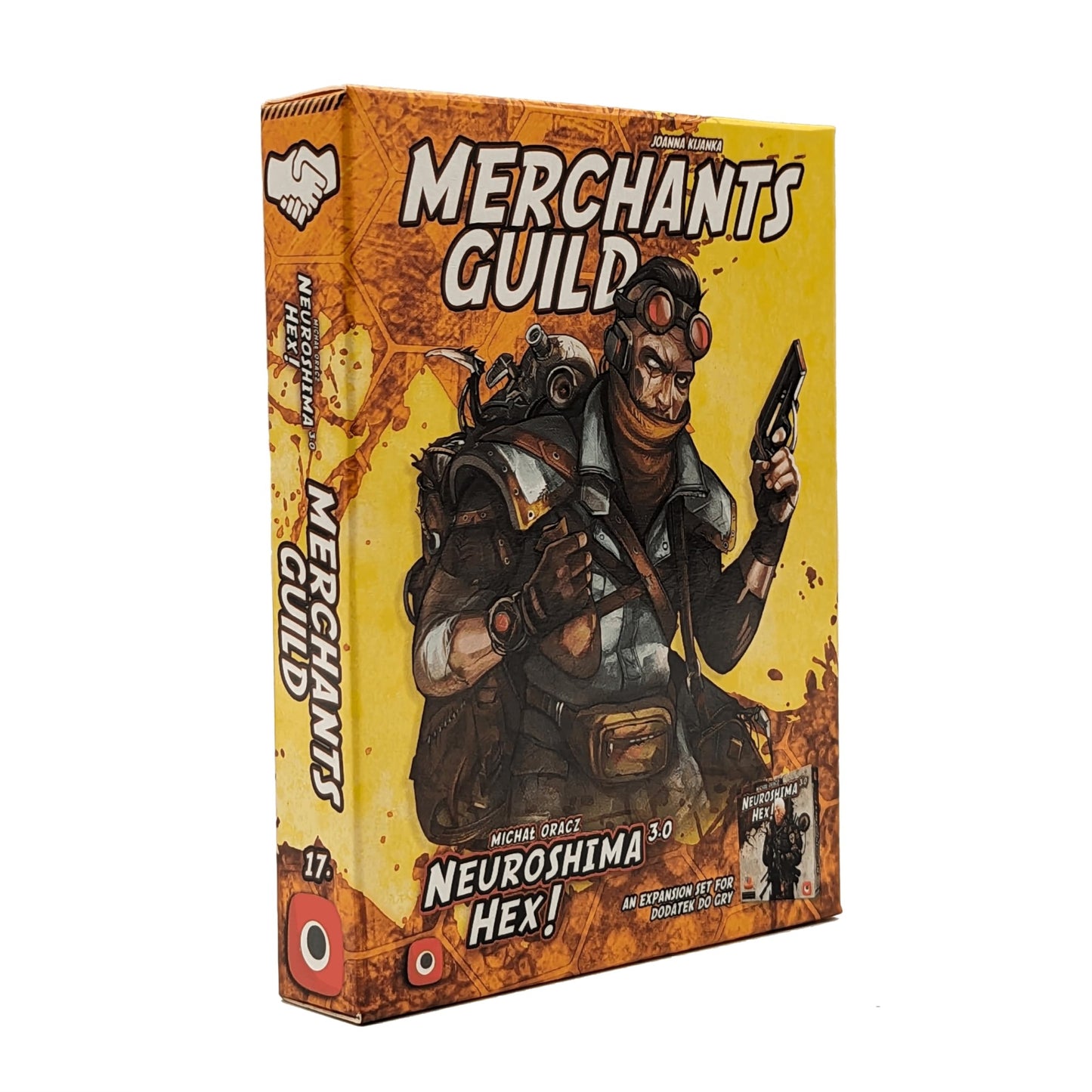 Portal Games Neuroshima Hex 3.0 Strategy Board Game - Merchants Guild, Red and Black, Cardboard, Model POP00420