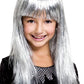 Glitzy Glamour Bob Silver Child Costume Wig One Size