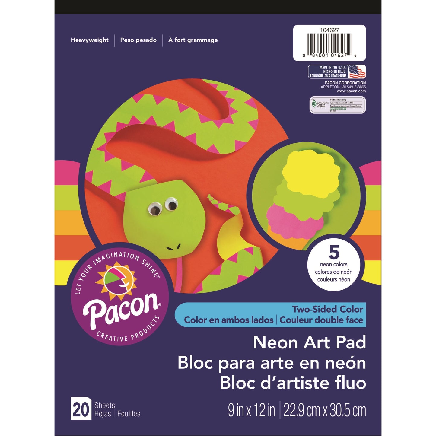 CONST PPR NEON 9X12AST 20SH