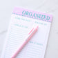 Keep it Organized Notepad & Pen - 2 piece set
