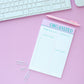 Keep it Organized Notepad & Pen - 2 piece set