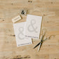 Signature "&" Sticky Notes 2-Pack