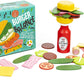 Professor PUZZLE Burger Balance Stacking Game - One Size, Blue, Plastic, Model FD5243