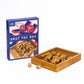 Professor Puzzle Wooden Shut The Box Game for 2 Players - Blue - Traditional Family Board Game - Model WGW5303