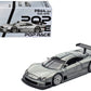 Mercedes-Benz CLK GTR Raw Metal 1/64 Diecast Model Car by Pop Race