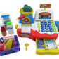 Supermarket Cash Register With Checkout Scanner, Weight Scale, Microphone, Calculator, Play Money And Food Shopping Playset For