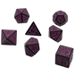 Magic Flame - Purple - 7 Piece DnD Dice Set | Acrylic RPG Gaming Dice