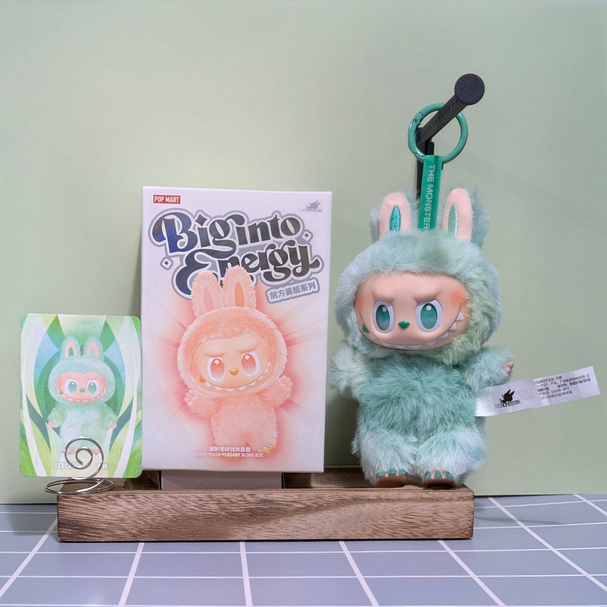 [In Stock] POPMART Big into Energy Series-Vinyl Plush Pendant Blind Box Labubu