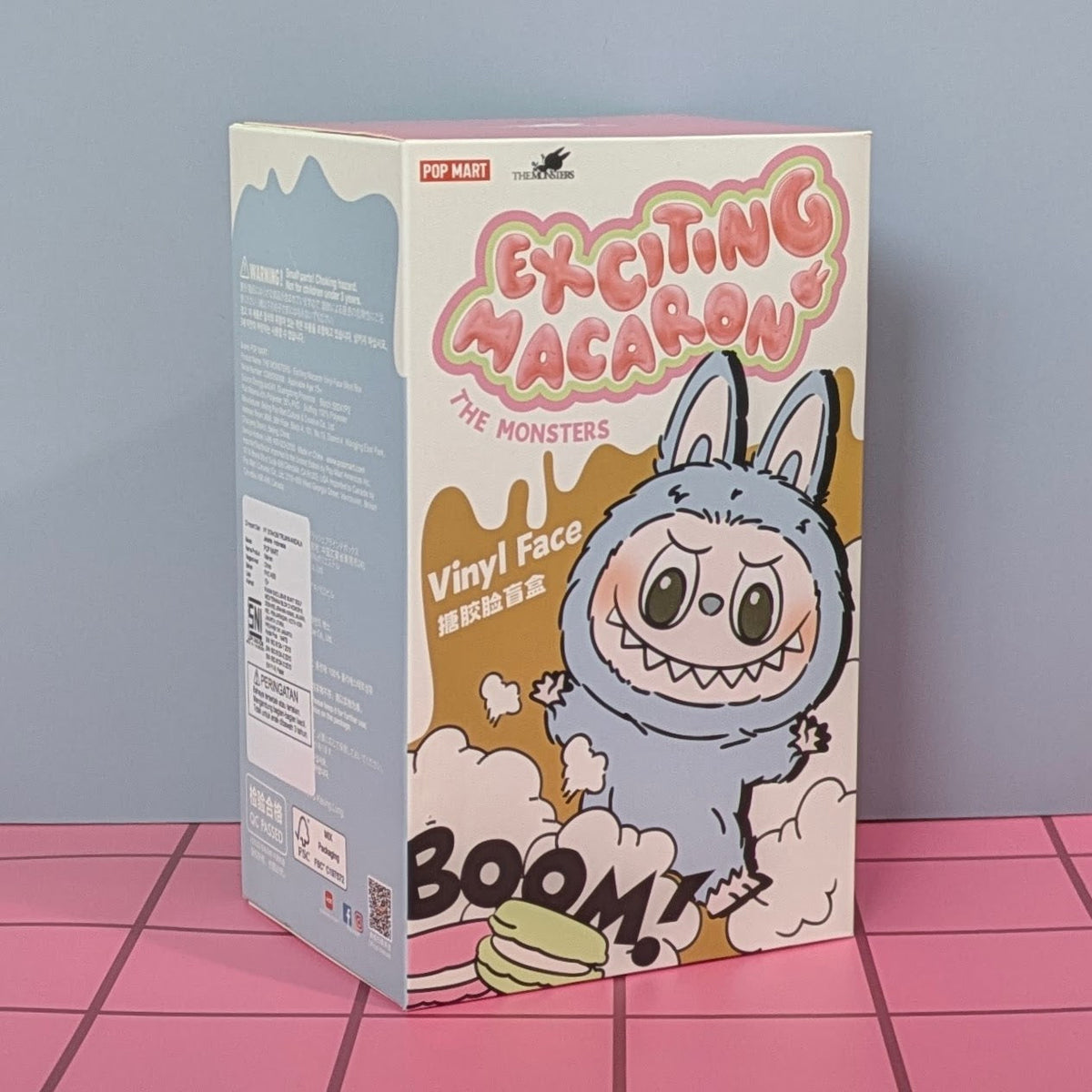 [IN STOCK] POPMART Exciting Macaron Vinyl Face Blind Box Labubu
