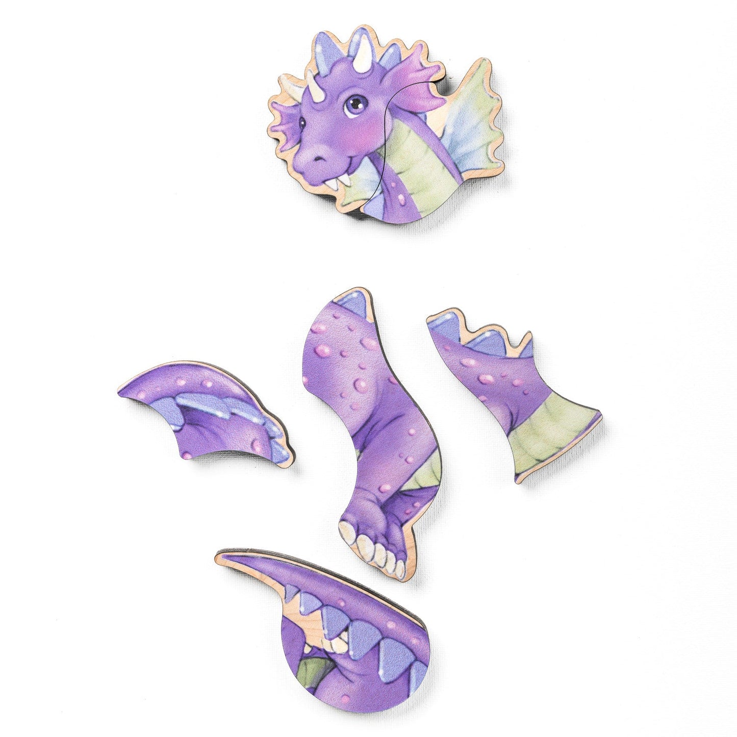 Fairytale Magnetic Wooden Puzzle Set with Cotton Bag | Made in the USA 🇺🇸