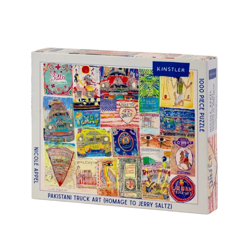 Pakistani Truck Art (Homage To Jerry Saltz) 1000 Piece Jigsaw Puzzle