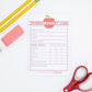 Student Report Card Playtime Pad®