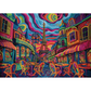 Parisian Prism 1000 Piece Jigsaw Puzzle Trippy