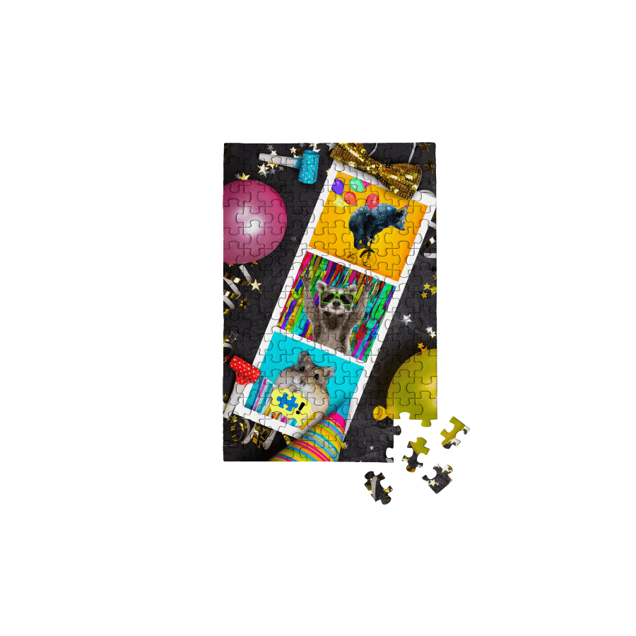 Party Animals 150 Piece Mini Jigsaw Puzzle Micro Puzzles