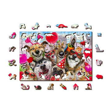 Party Time 150 Piece Jigsaw Puzzle Wooden City