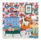 Pattern & Petal 500 Piece Jigsaw Puzzle Galison