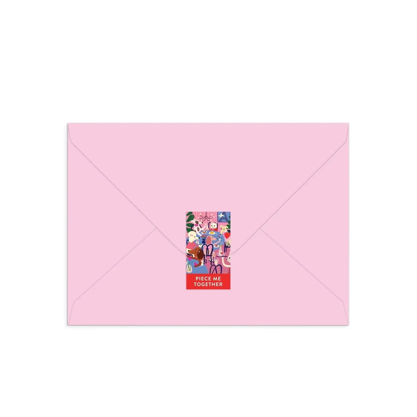 Paws for Love Greeting Card 60 Piece Jigsaw Puzzle Galison