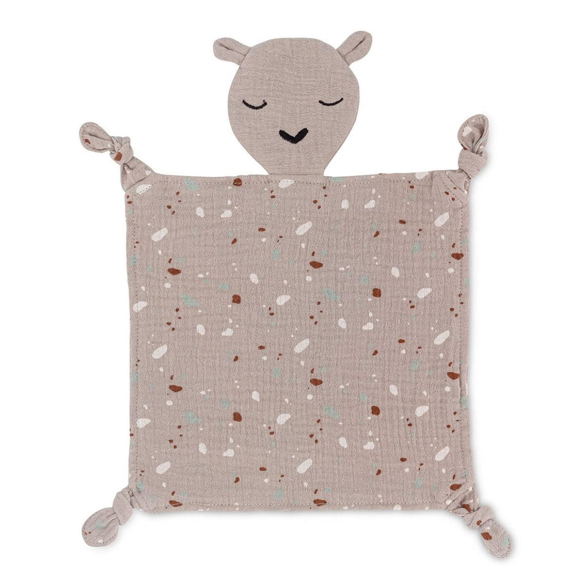 100% Muslin Lovey - Alpaca