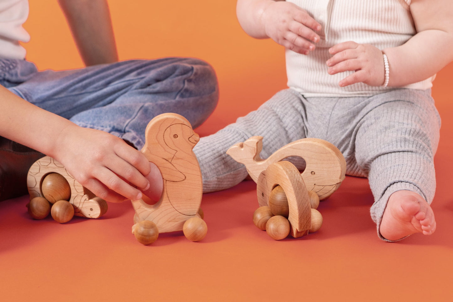 Easy Grasp Kangaroo Push Toy | Made in the USA 🇺🇸