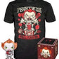 Pennywise (with Balloon) (Metallic) and Pennywise Tee