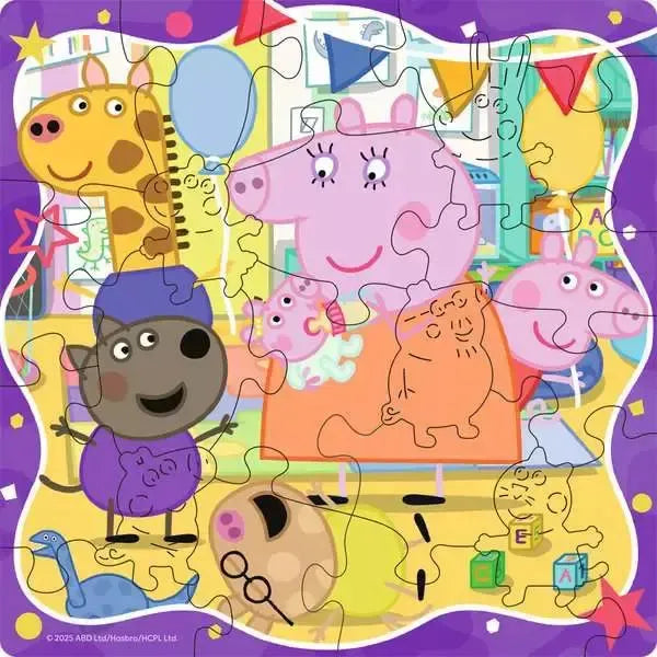 Peppa Pig Friendship Party 22 Piece Wooden Jigsaw Puzzle Ravensburger
