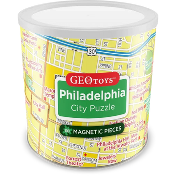 Philadelphia City 100 Piece Magnetic Jigsaw Puzzle Geotoys