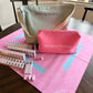 Two color Pink 166-Tiles Mahjong Bundle - American Mahjong Mat Rack Tote