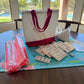 All In One - Mahjong Tile Set + Bag - American Mahjong Set 152 Tiles