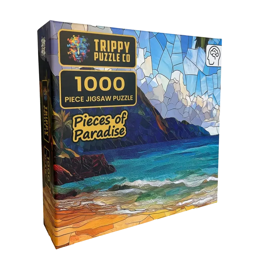 Pieces of Paradise 1000 Piece Jigsaw Puzzle Trippy