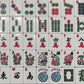 American Mahjong Set 166 Tiles - Mahjong Bundle - Blue & Tan Bag Midnight Mat