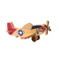 WWII Classic P-51 Mustang Wooden Toy Airplane Betty Pinup | Educational Montessori | Eco-Friendly Hardwood | Made in the USA 🇺🇸
