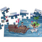 Ahoy! A 24-Piece Pirate Themed Puzzle for Toddlers & Preschoolers - 11"x19"