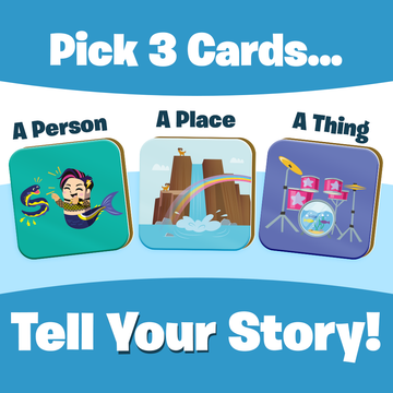 Story Starters: Create a Story Cards for Kids - Mermaid Pearl Edition