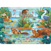 Pond Scene 35 Piece Tray Jigsaw Puzzle Cobble Hill
