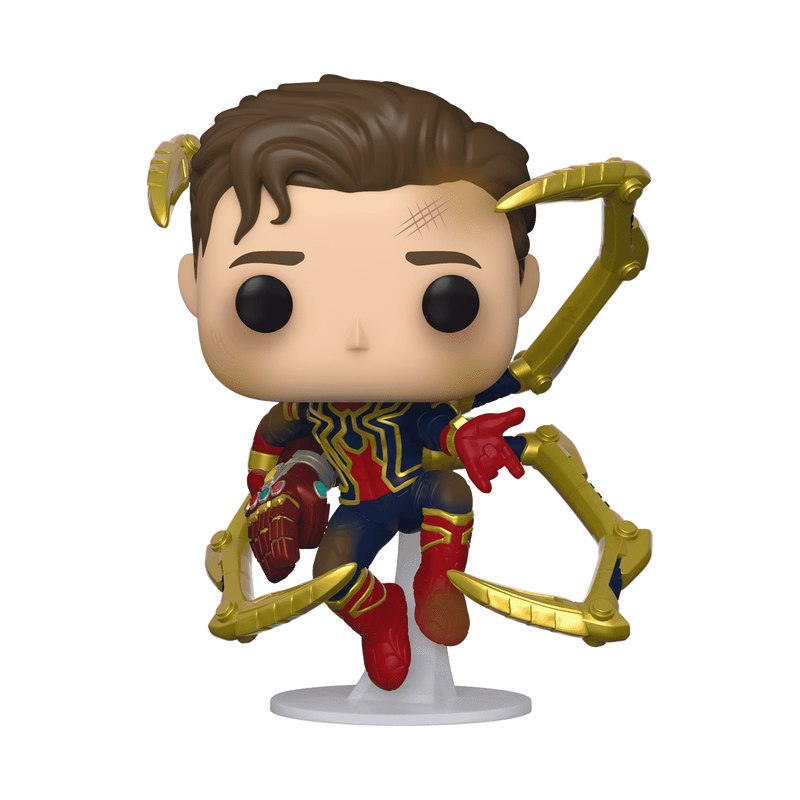 Iron Spider Unmasked with Gauntlet #1142 Funko Pop! Marvel Avengers Endgame