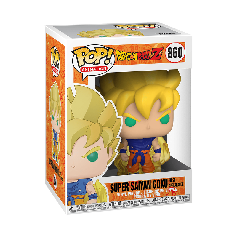 Dragon Ball Z Super Saiyan Goku (First Appearance) Funko Pop! Vinyl Figure #860