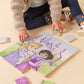 Magic Magnetic Wooden Puzzle with Cotton Bag - Puppy Racer | Made in the Canada | Printed with Non-toxic Ink in the USA 🇺🇸