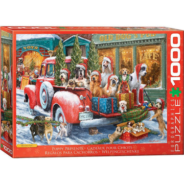 Puppy Presents 1000 Piece Jigsaw Puzzle Eurographics
