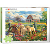 Puppy Spring 48 Connecting Pieces Jigsaw Puzzle Eurographics